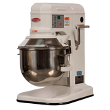 BakeMax BMPM007 Commercial Countertop Heavy Duty 7 Quart 5 Speed Gear Driven Planetary Mixer with Digital Control Panel