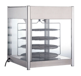 BakeMax BMPW418 Titan Series Countertop Electric 4-Tier 18 Inch Rotating Pizza Warmer