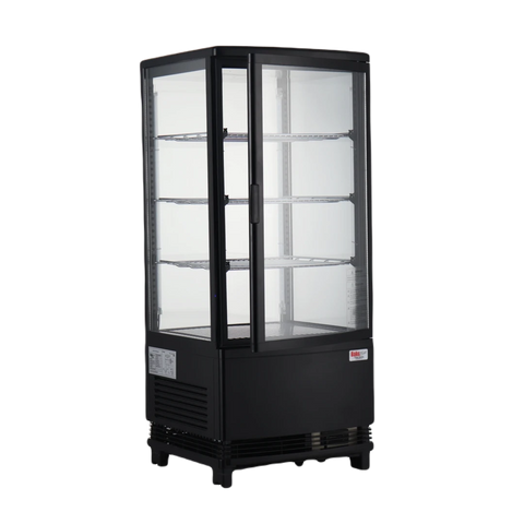 BakeMax BMRCD02 Titan Series Electric Countertop Refrigerated Display Case