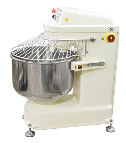 BakeMax BMSM040 Heavy Duty Floor Model 2 Speed 40KG Dough Spiral Mixer