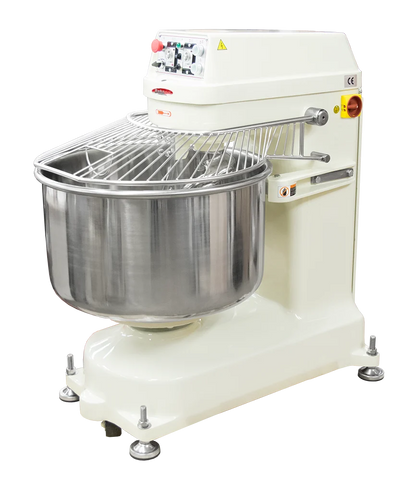 BakeMax BMSM080 Heavy Duty Floor Model 2 Speed 80KG Dough Spiral Mixer