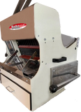 BakeMax BMSS001 Countertop Electric Artisan Safety Hard Crusted Bread Slicer with 5/8" Slice Thickness