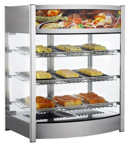 BakeMax Titan Series BMCBF25 25 Inch Wide Countertop Full-Service Heated Display Case