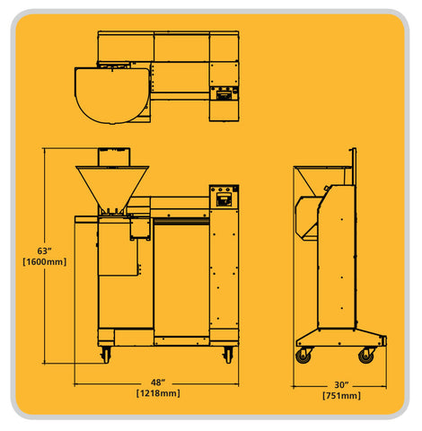 New - SOMERSET SDD-450 dough divider