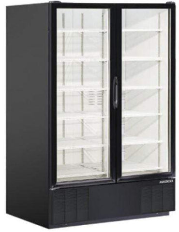 Habco ESM49HCTD - 54" Double Glass Door Display Cooler - 49 Cu. Ft.