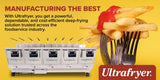 Ultrafryer Systems B-P30-14-3-UC 46 Inch Deep Fryer Gas UltraClear Filtration 270000 BTU ENERGY STAR®