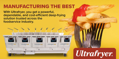 Ultrafryer Systems B-P30-14-3-UC 46 Inch Deep Fryer Gas UltraClear Filtration 270000 BTU ENERGY STAR®