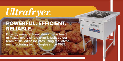 Ultrafryer Systems B-P30-14-3-UC 46 Inch Deep Fryer Gas UltraClear Filtration 270000 BTU ENERGY STAR®