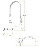 Omcan Pre Rinse Faucet