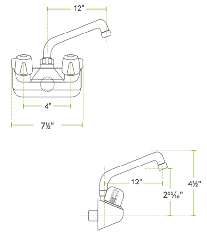 Omcan Restaurant Faucet