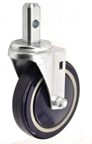 Omcan 39533 - Heavy-Duty Caster without Brakes for Aluminum Pan and Lug Racks