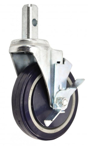 Omcan 39534 - Heavy-Duty Caster with Brakes for Aluminum Pan and Lug Racks