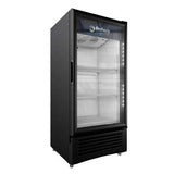 Omcan 41216 - Imbera 25″ One (1) Glass Door Refrigerator, 9 cu.ft. (255 L), Black