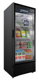 Omcan 41217 - Imbera 25″ One (1) Glass Door Refrigerator, 11.5 cu.ft. (326 L), Black