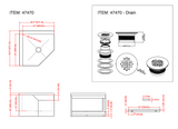 Omcan Commercial Mop Sink