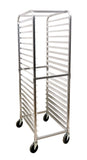 Omcan 48059 - Aluminum Curved Top Bun Pan Rack with 20 slides and 3″ spacing (Half Cut)
