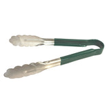 Omcan - 9" Heavy-Duty Utility Tongs with Blue Plastic Handle