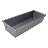 Omcan 81204 - 10" x 5" x 3" Glazed Aluminized Steel Bread Loaf Pan
