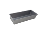 Omcan 81205 - 12 - 1/4" x 4-1/2" x 2-3/4" Glazed Aluminized Steel Bread Loaf Pan