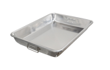 Omcan 81209 - 18" x 26" x 3-1/2" 12-Gauge (2.0 mm) Heavy-duty Aluminum Baking/Roasting Pan with Handles