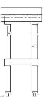 Omcan Equipment Stand
