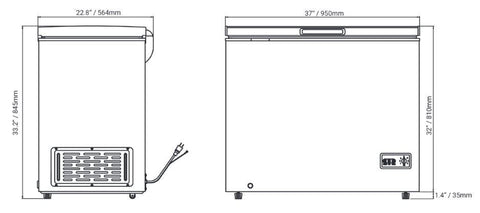Omcan Chest Freezer