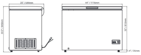 Omcan Chest Freezer