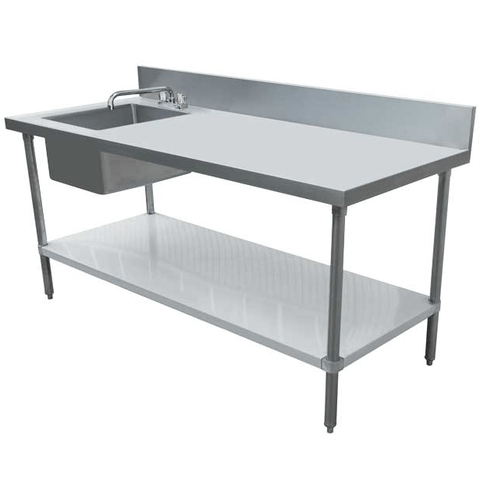 Omcan Work Table with Sink