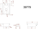 Omcan Commercial Drop In Sink