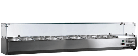 Omcan Refrigerated Topping Rails