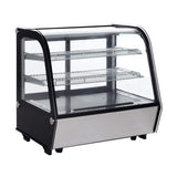 Omcan RS-CN-0120-4 - 28" Countertop Full Service Refrigerated Display Case - 4.2 Cu. Ft.