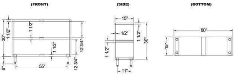Omcan Stainless Steel Dish Cabinet