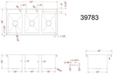 Omcan Commercial Drop In Sink