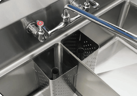Omcan 2 Compartment Sink