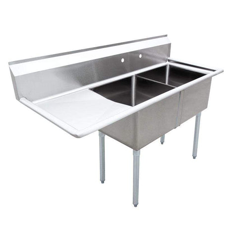 Omcan 2 Compartment Sink