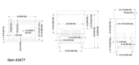 Omcan Underbar Ice Bin