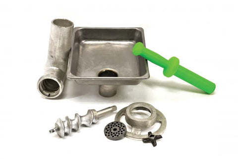 Omcan 10051 - #12 Grinder Head Attachment for Mixers – Complete Unit