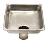 Omcan 10057 - 10″ x 12″ Stainless Steel Feed Pan for #12 Grinder