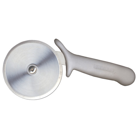 Omcan 12815 - 4" R-Style Pizza Cutter with White Handle