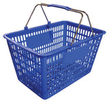 Omcan 13023 - Blue Plastic-Steel Shopping Basket