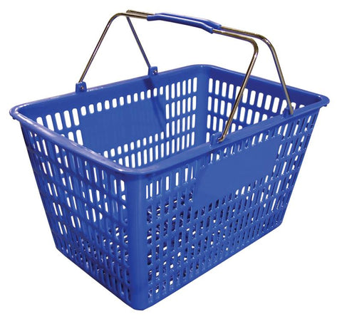 Omcan 13023 - Blue Plastic-Steel Shopping Basket