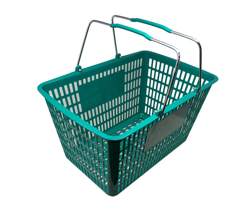 Omcan 13024 - Green Plastic-Steel Shopping Basket