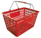 Omcan 13025 - Red Plastic-Steel Shopping Basket