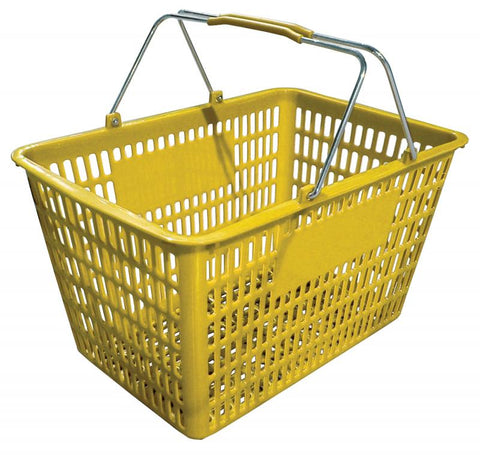 Omcan 13027 - Yellow Plastic-Steel Shopping Basket