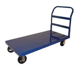 Omcan 13066 - Heavy-Duty Blue Platform Cart with Smooth Surface