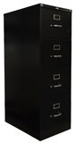 Omcan 13074 - Charcoal Black Legal Vertical File Cabinet with Four Drawers