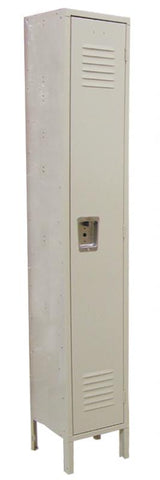 Omcan 13124 - 1 Tier, 1 Bank Steel Locker – Beige