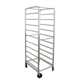 Omcan 13500 - Aluminum Bun Pan Rack with 10 slides and 6″ spacing