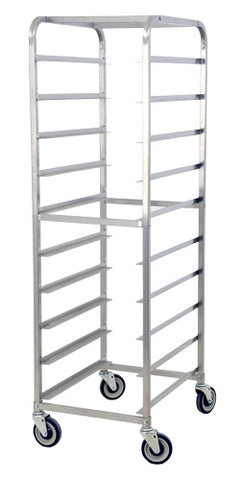 Omcan 13501 - 10 Pan Stainless Steel End Load Bun / Sheet Pan Rack