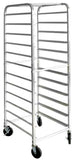 Omcan 13504 - Aluminum, Round Top Bun Rack with 12 Slides and 5″ spacing
